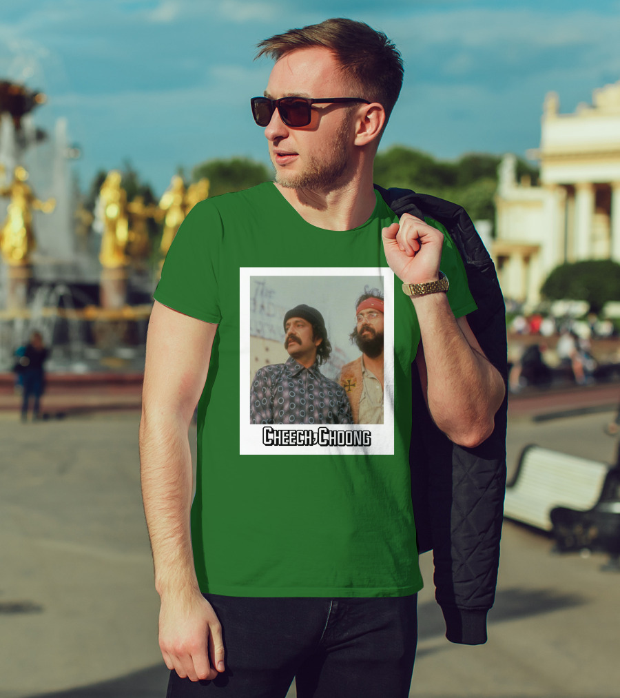 Cheech And Chong Retro Movie Duo Mikey Banker T-Shirt
