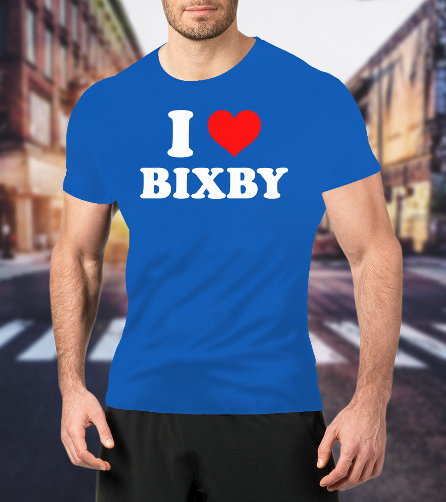 Agent47il I Love Bixby Heart T-Shirt