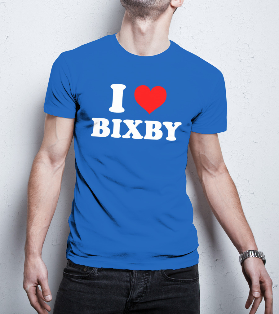 Agent47il I Love Bixby Heart T-Shirt