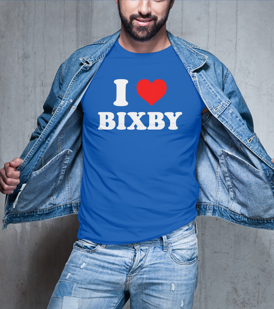 Agent47il I Love Bixby Heart T-Shirt