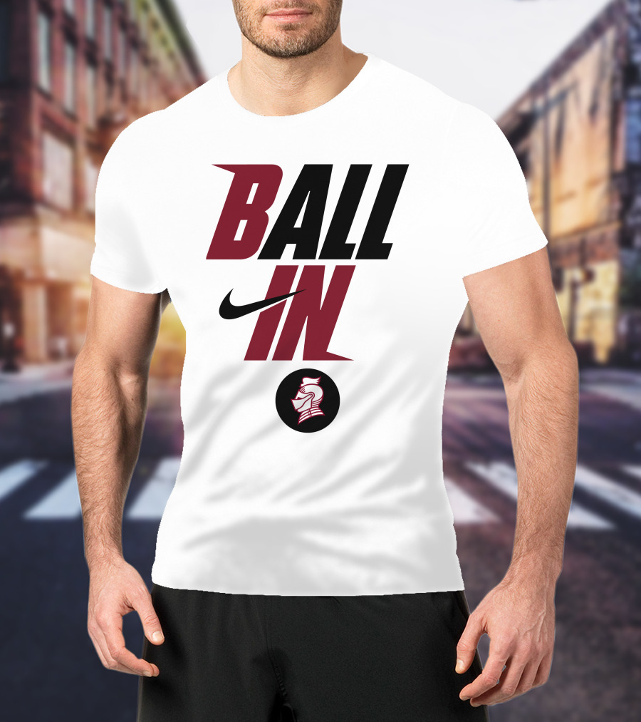 Ball In Bellarmine University Football Knight T-Shirt