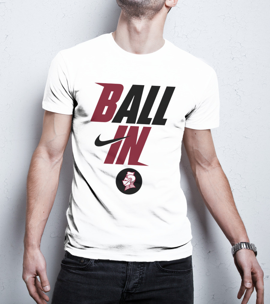 Ball In Bellarmine University Football Knight T-Shirt