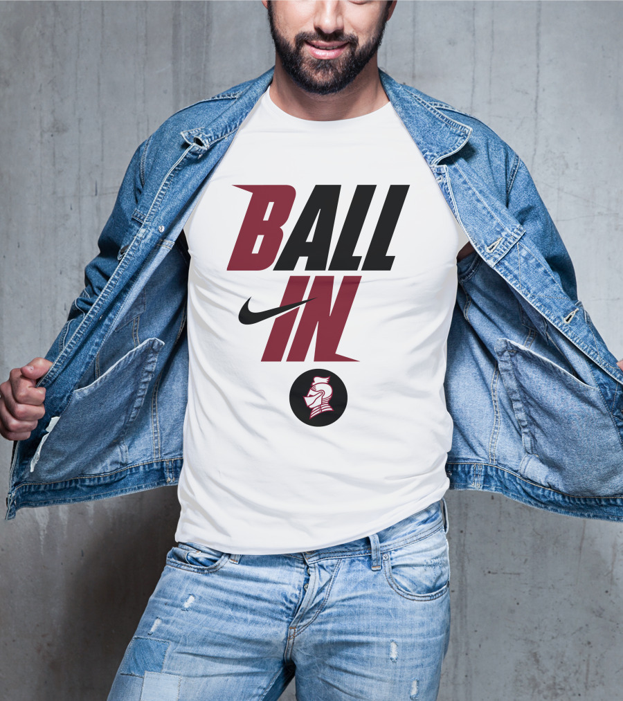 Ball In Bellarmine University Football Knight T-Shirt
