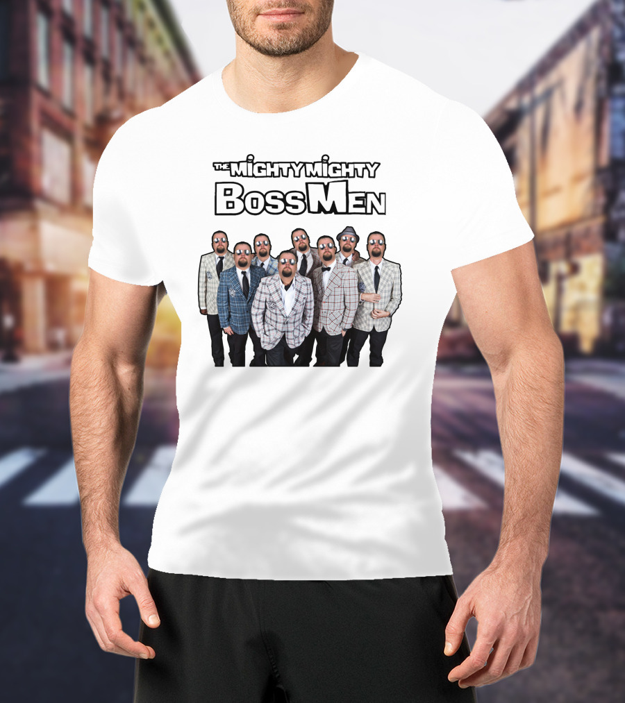 The Mighty Mighty Boss Men JaimsVanDerBeek Band Members In Suits T-Shirt