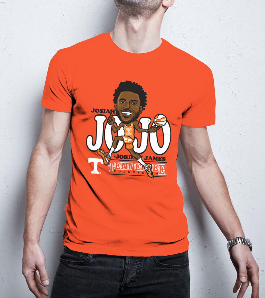 Josiah Jordan James JoJo Tennessee Volunteers Basketball T-Shirt