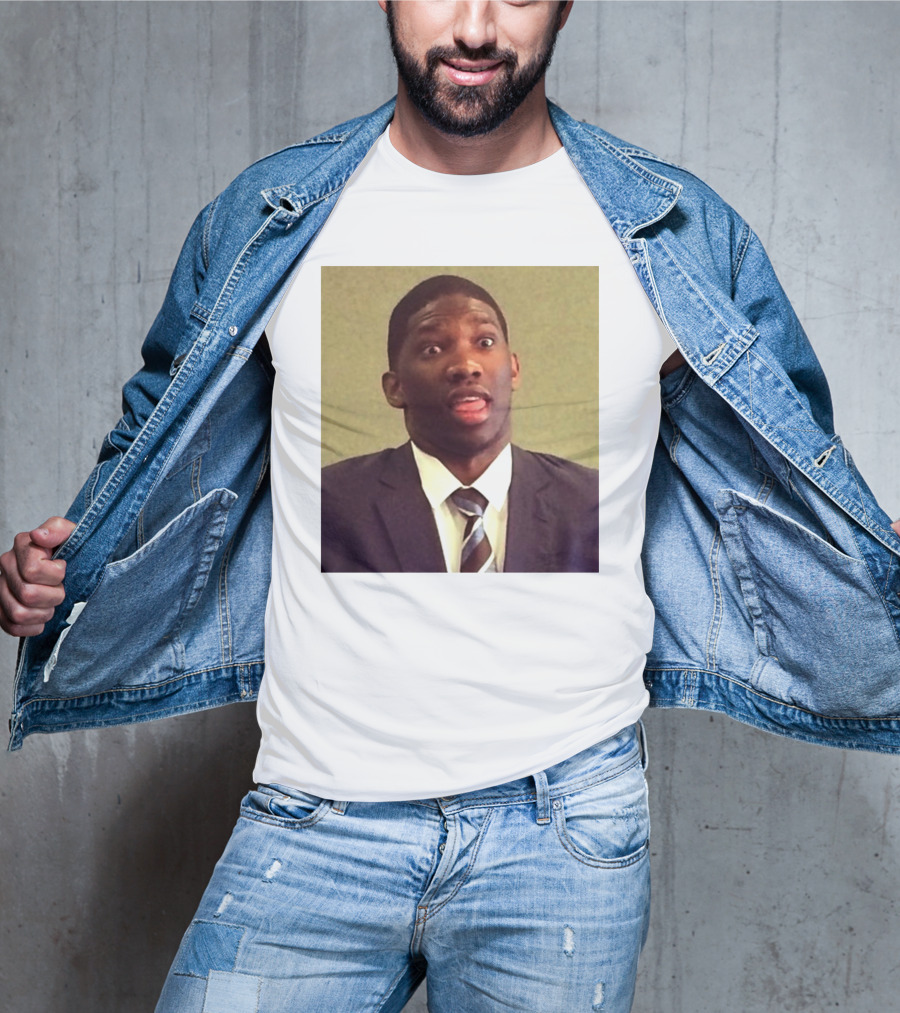 Philadelphia 76Ers Joel Embiid Birthday Suit T-Shirt