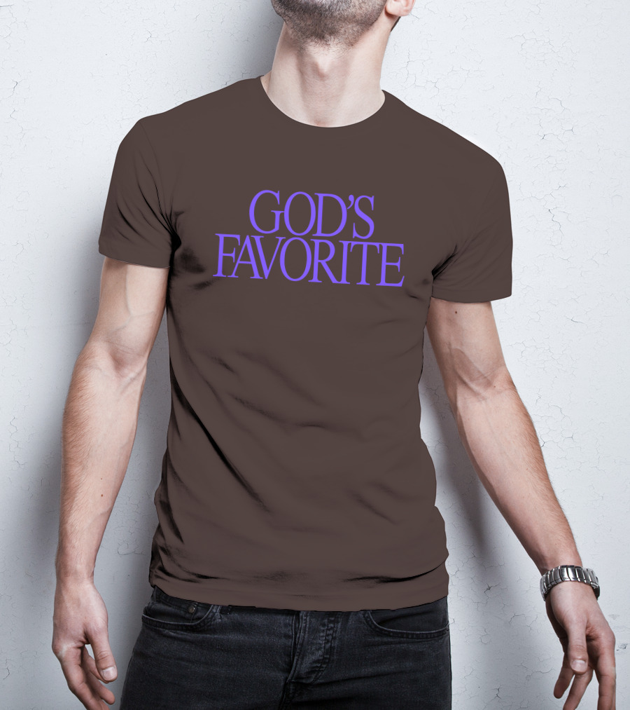 Lilipropaganda God's Favorite Text In Bold Purple Letters T-Shirt