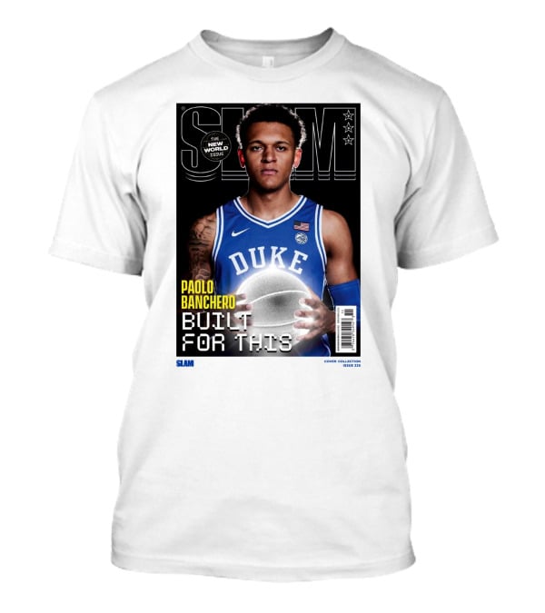 SLAM New World Issue Paolo Banchero Duke Built For This Issue 235 T-Shirt