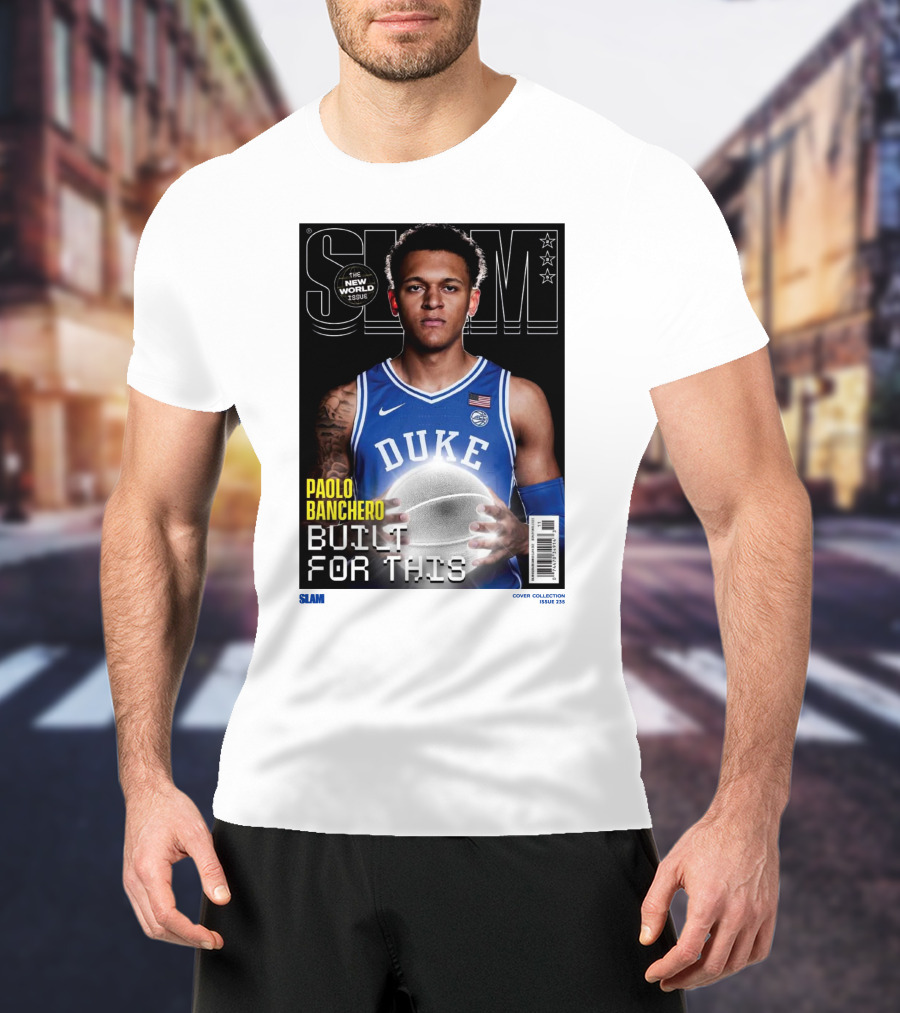 SLAM New World Issue Paolo Banchero Duke Built For This Issue 235 T-Shirt