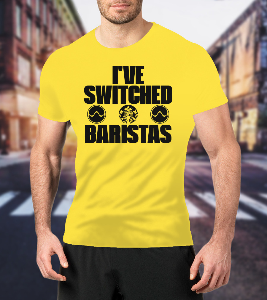 I've Switched Baristas Starbucks Pringles T-Shirt