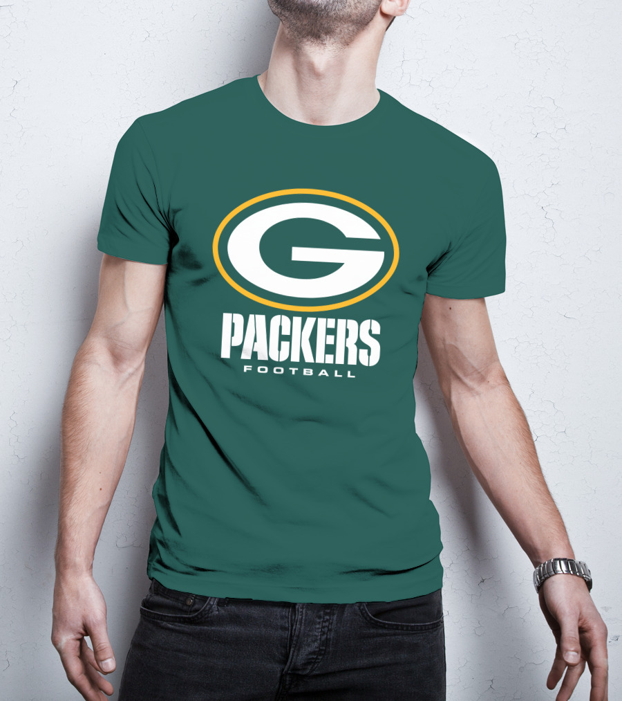 Green Bay Packers Football NFL Logo Packers Football T-Shirt