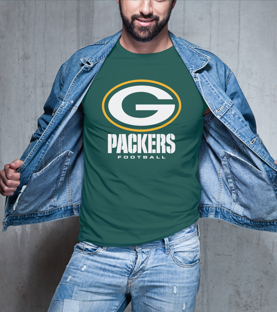 Green Bay Packers Football NFL Logo Packers Football T-Shirt
