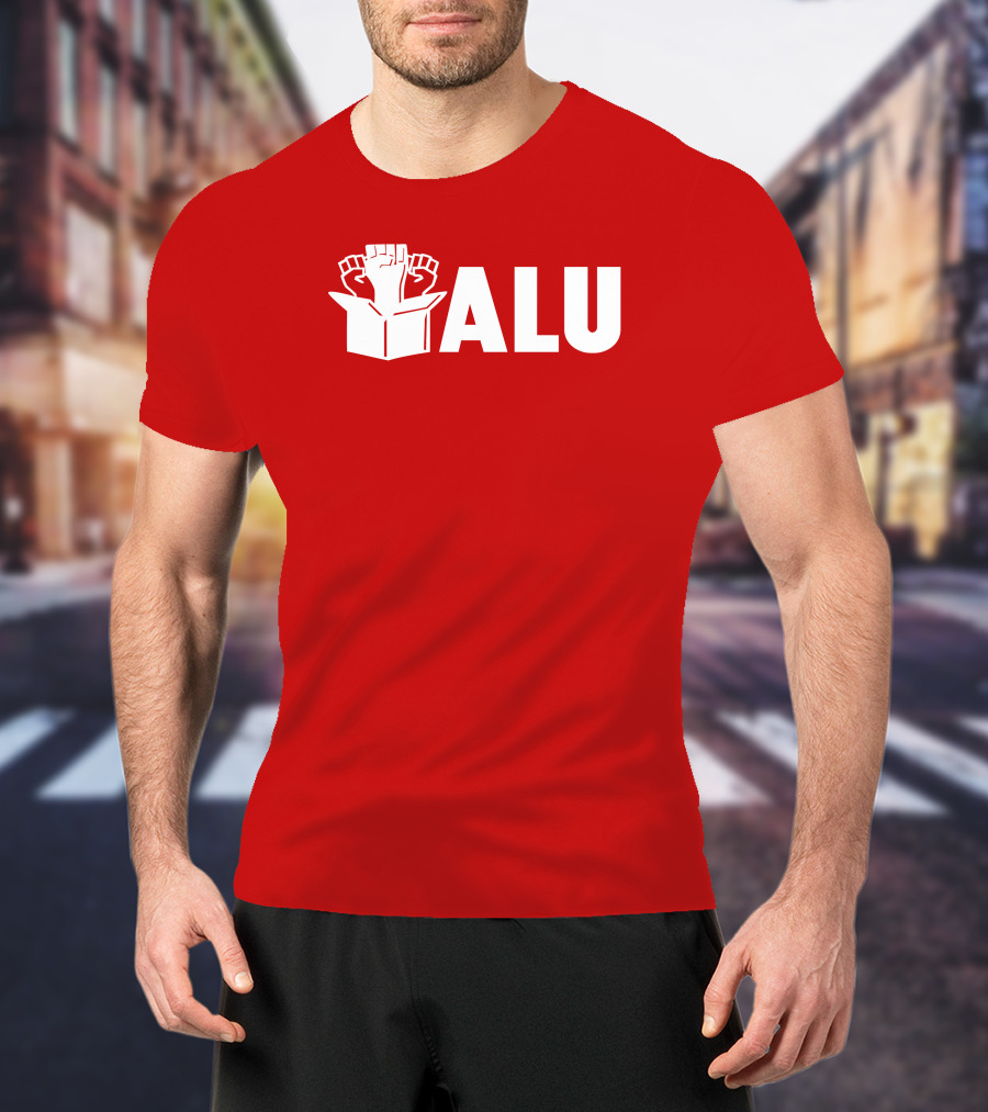 ALU Fist In Box Bold Red T-Shirt