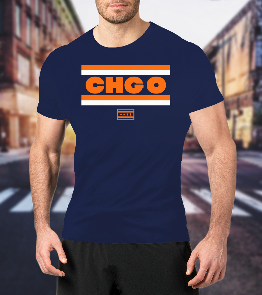Chgo Bears Brenda Webber Chicago Stripes Stars T-Shirt