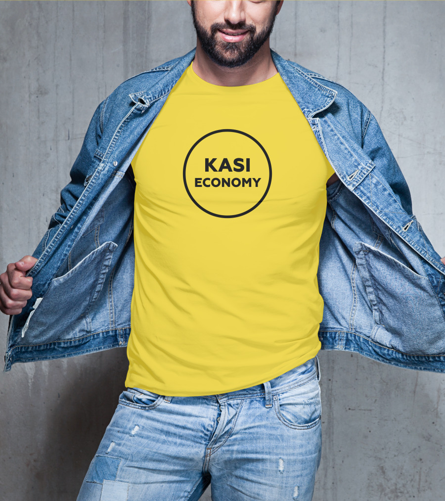 Kasi Economy Bold Circle Yellow T-Shirt