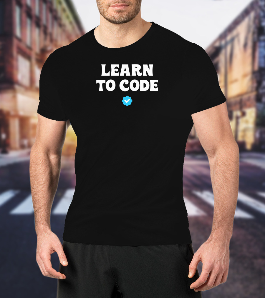 Learn To Code Verified Checkmark T-Shirt