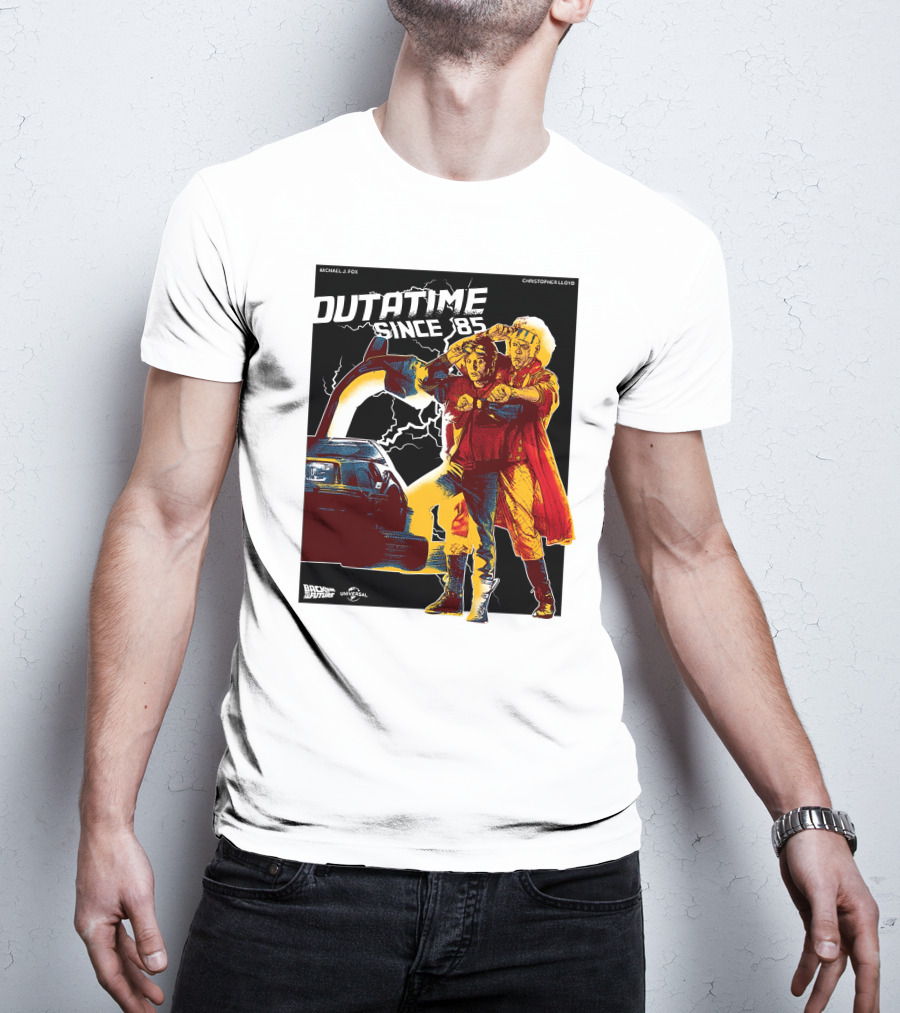 Outatime Since '85 Back To The Future Doc And Marty T-Shirt