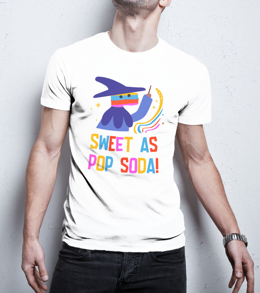 Bonte Avond Store Sweet As Pop Soda Colorful Wizard T-Shirt
