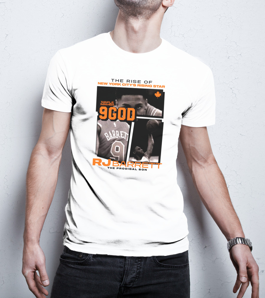 The Rise Of New York City's Rising Star Maple Mamba 9 God RJ Barrett The Prodigal Son T-Shirt