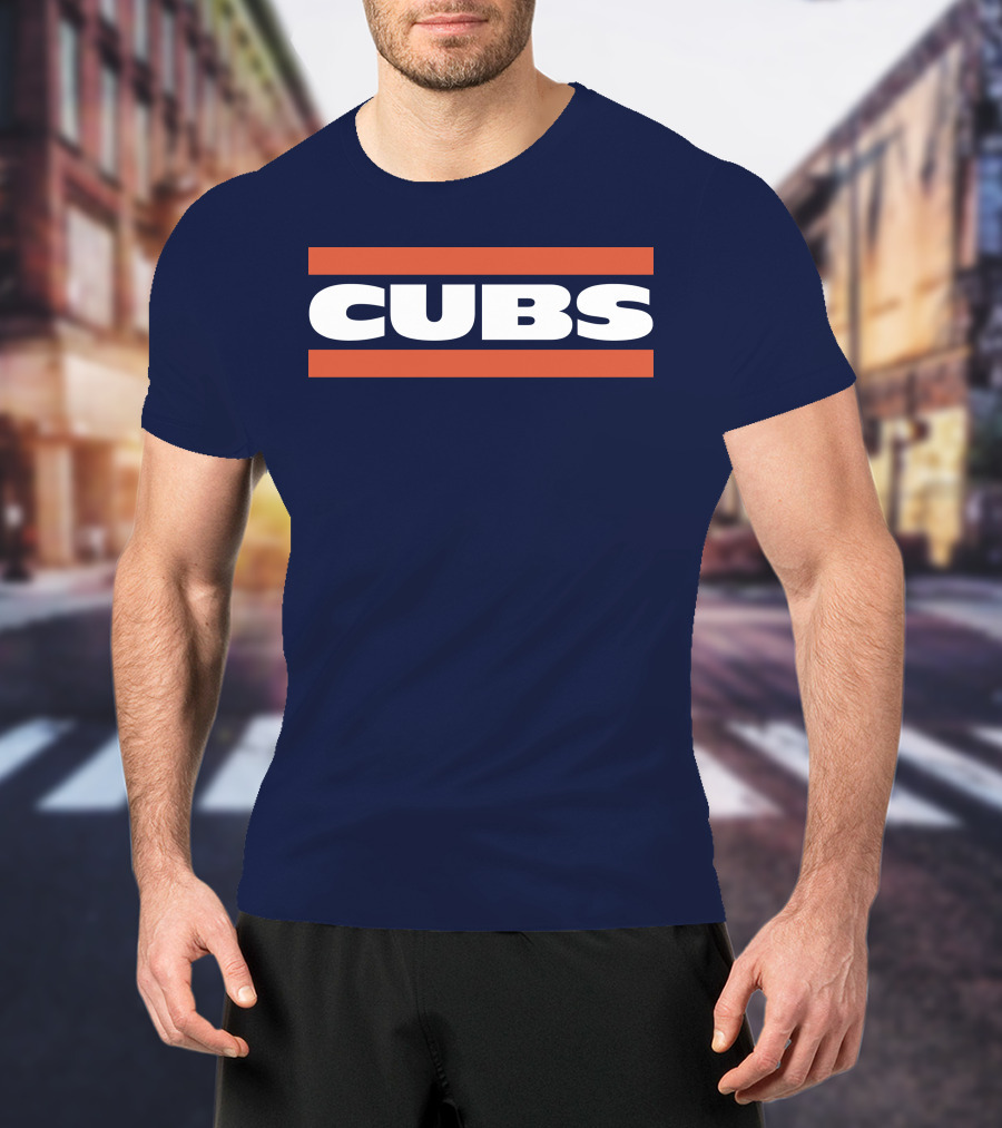 Obvious Cubs Vintage Style Navy Baseball Team Fan Gear T-Shirt