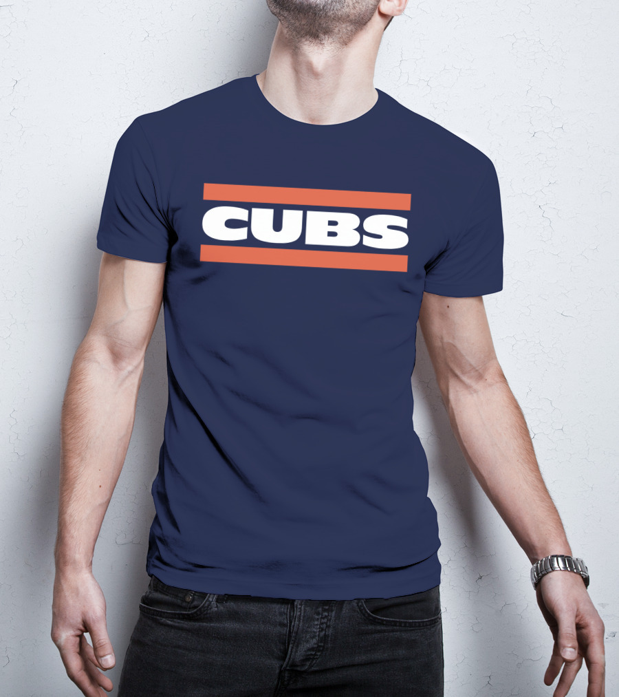 Obvious Cubs Vintage Style Navy Baseball Team Fan Gear T-Shirt
