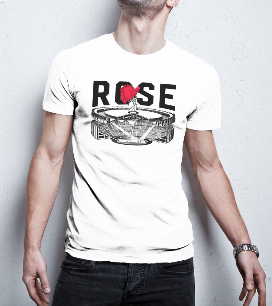 Bigknickenergy Rose Stadium Graphic Garden T-Shirt
