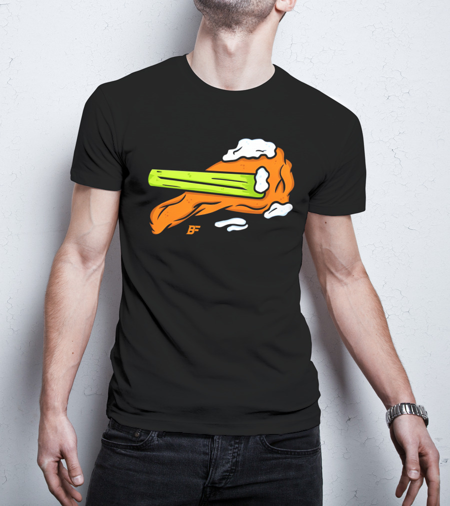 Buffalo Fanatics Wingsup Chicken Wing Celery #Wingsup T-Shirt