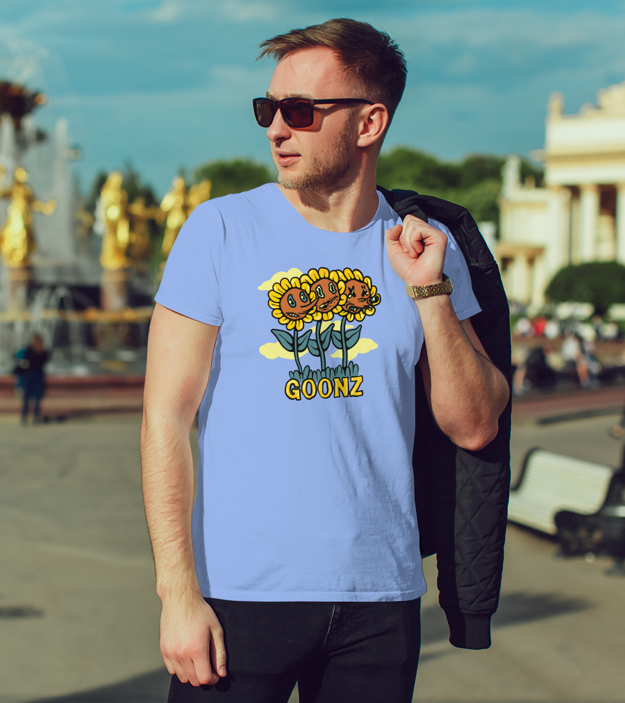 Cryptoon Goonz Flower Goonz Sunflower Faces T-Shirt
