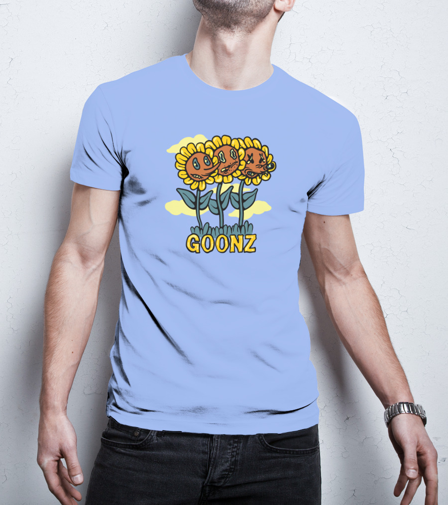 Cryptoon Goonz Flower Goonz Sunflower Faces T-Shirt