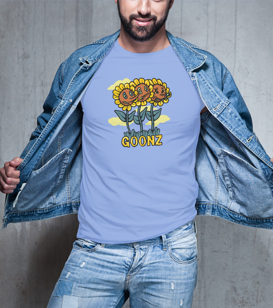 Cryptoon Goonz Flower Goonz Sunflower Faces T-Shirt