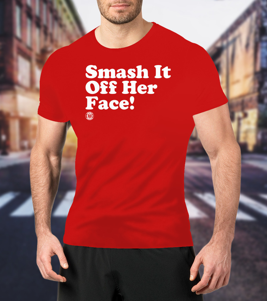 Triple B Smash It Off Her Face Red T-Shirt