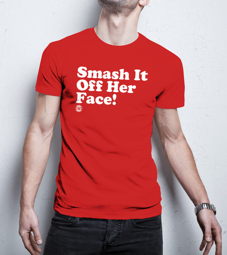 Triple B Smash It Off Her Face Red T-Shirt