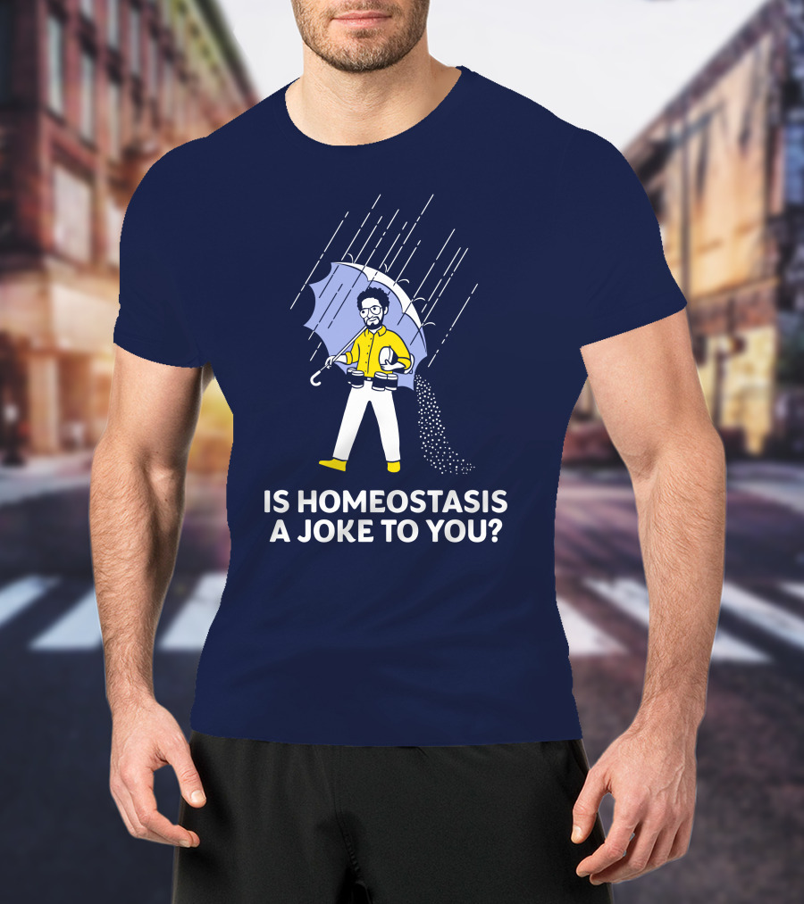 Dr. Glaucomflecken Is Homeostasis A Joke To You Umbrella Comic Rain T-Shirt