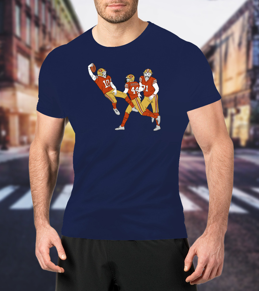 San Francisco Football Trio Marshawn Jimmy 49ers Team T-Shirt