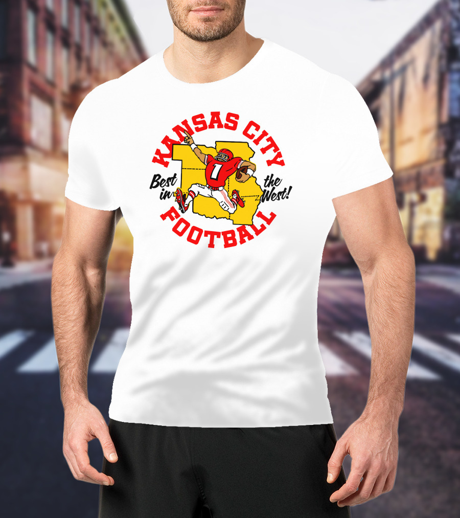 Kansas City Football Best In The West T-Shirt