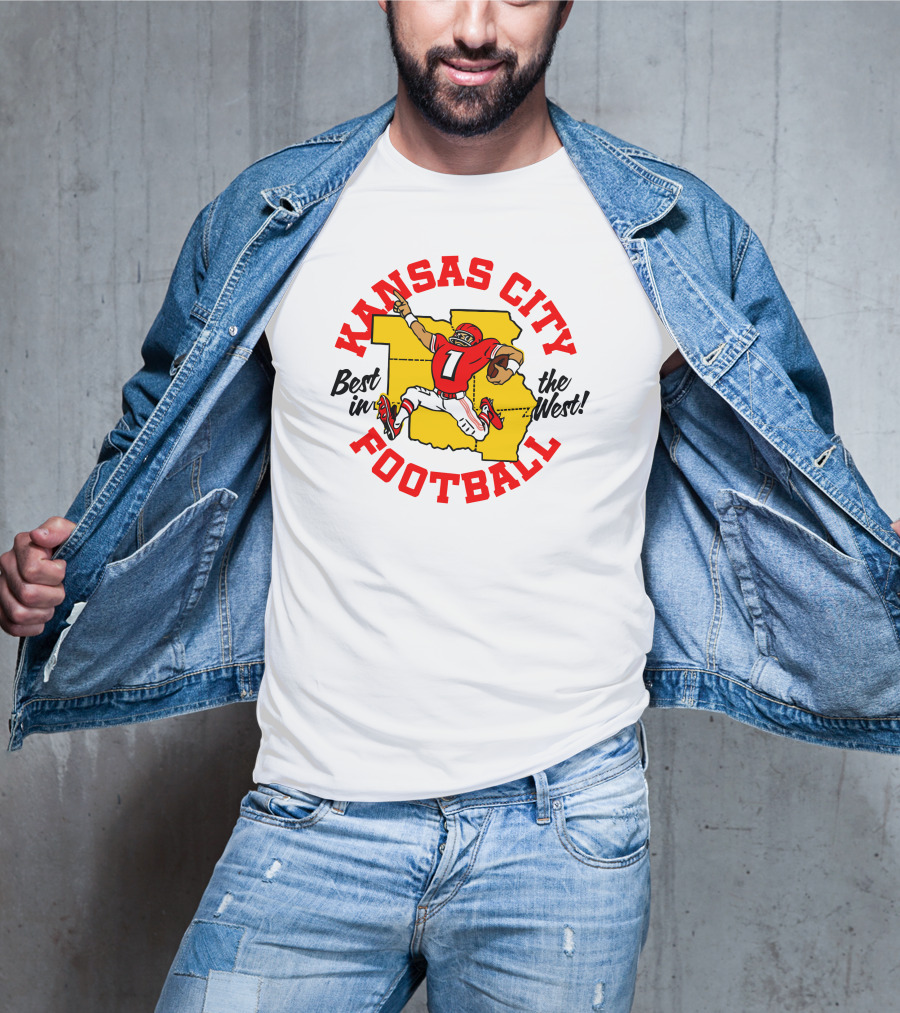 Kansas City Football Best In The West T-Shirt