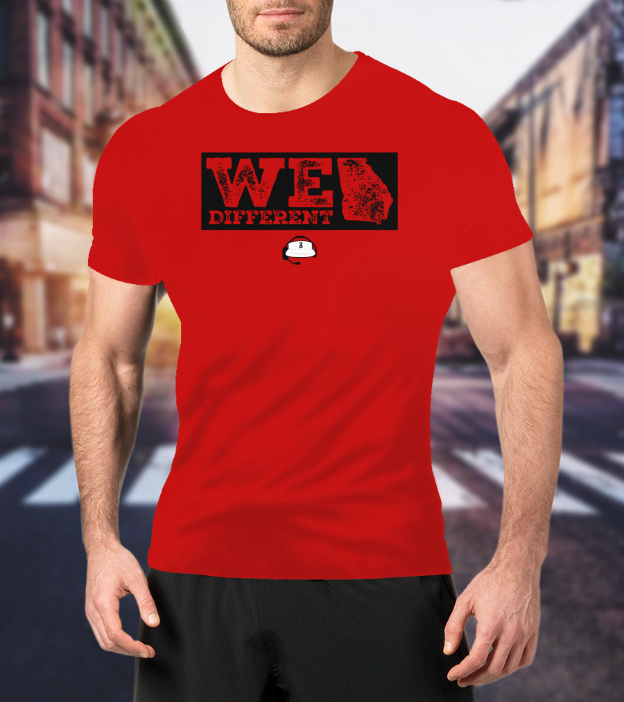 We Different Georgia Seven Six Apparel Merch T-Shirt