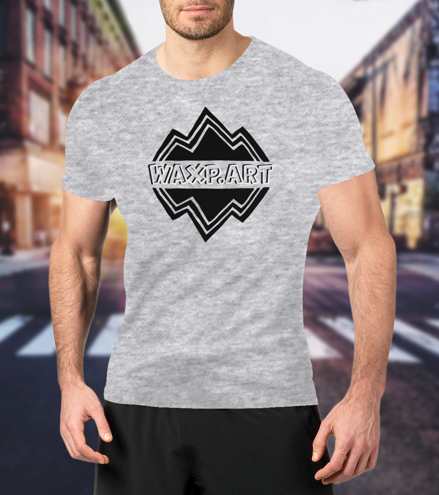 WAXP.ART Bold Geometric Emblem T-Shirt