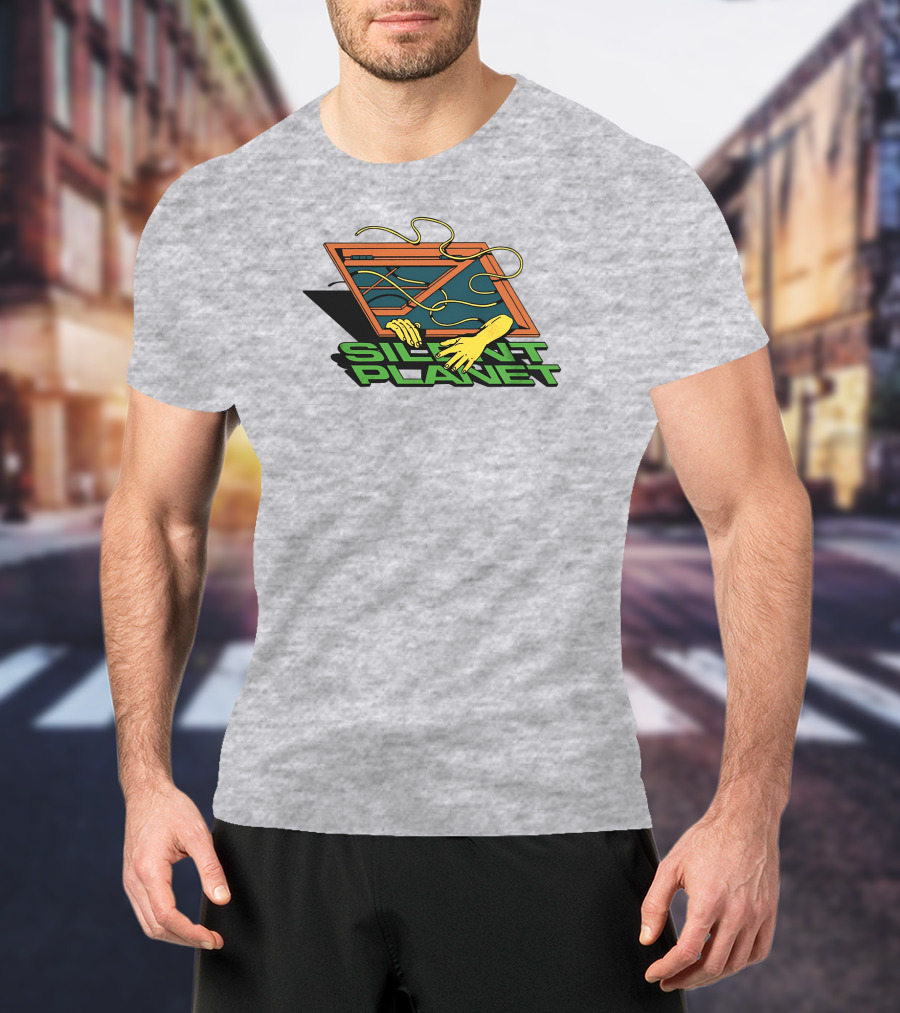 SILENT PLANET Visible Unseen Hands Through Frame T-Shirt