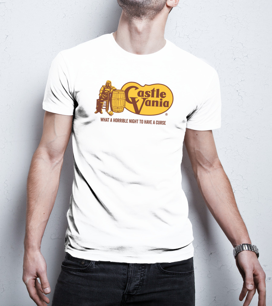 Castlevania What A Horrible Night To Have A Curse Barrel Icon Character T-Shirt