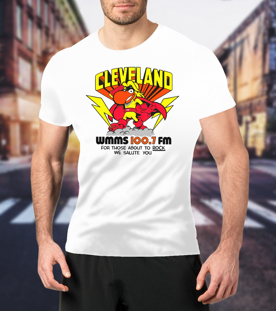Cleveland WMMS 100.7 FM For Those About To Rock We Salute You T-Shirt