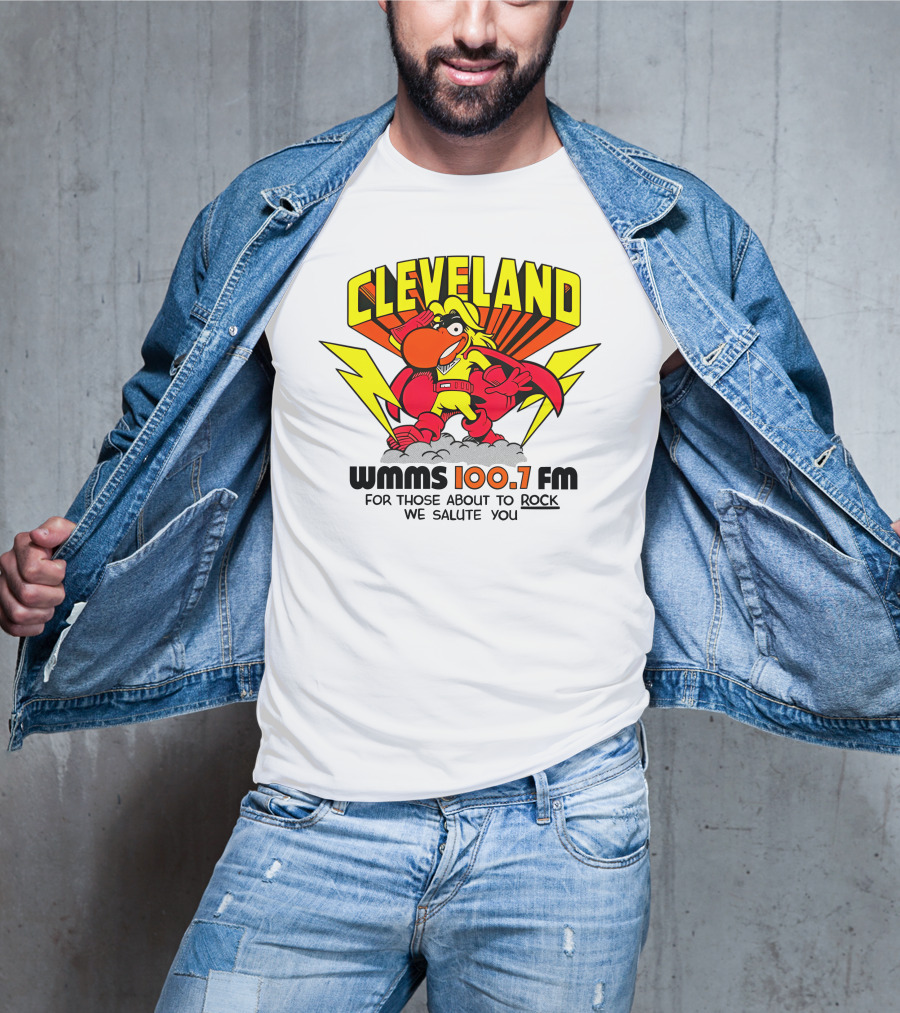 Cleveland WMMS 100.7 FM For Those About To Rock We Salute You T-Shirt