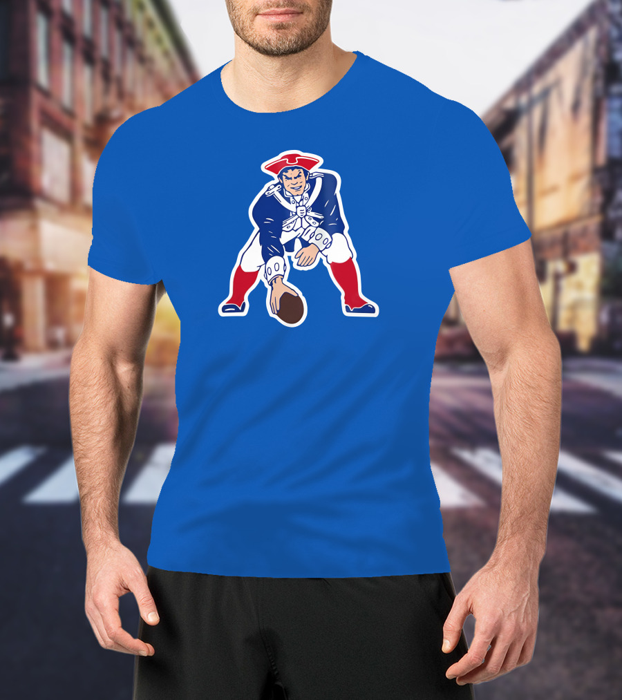 New England Patriots Sideline Arch Jersey Football Retro T-Shirt