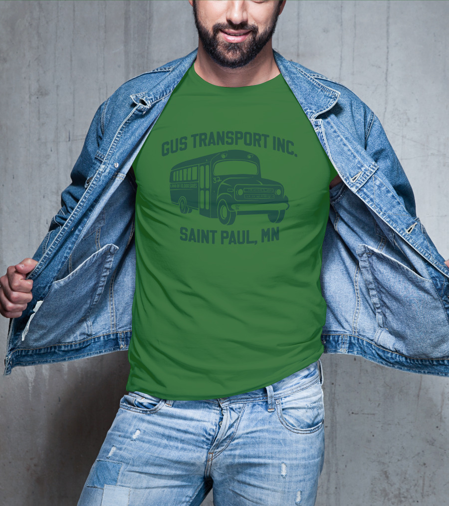 Gus Transport Inc Saint Paul MN Vintage Bus T-Shirt