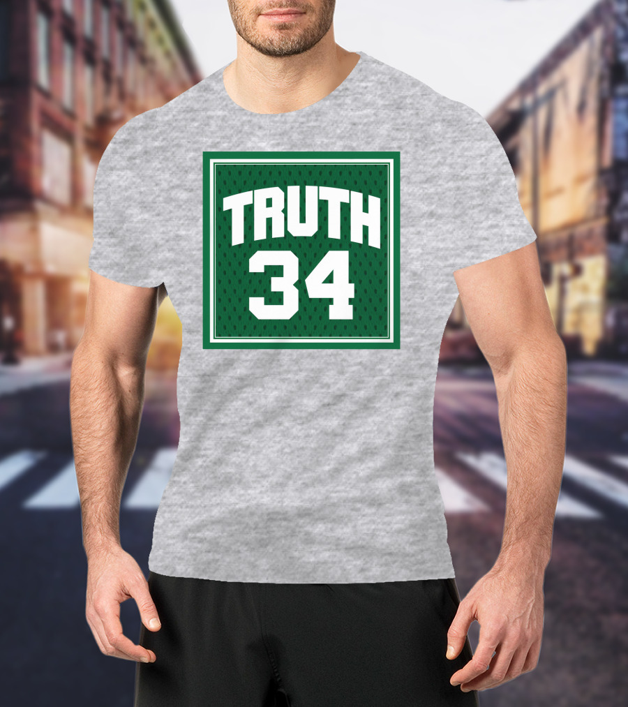 Boston Celtics Truth 34 Green Jersey T-Shirt