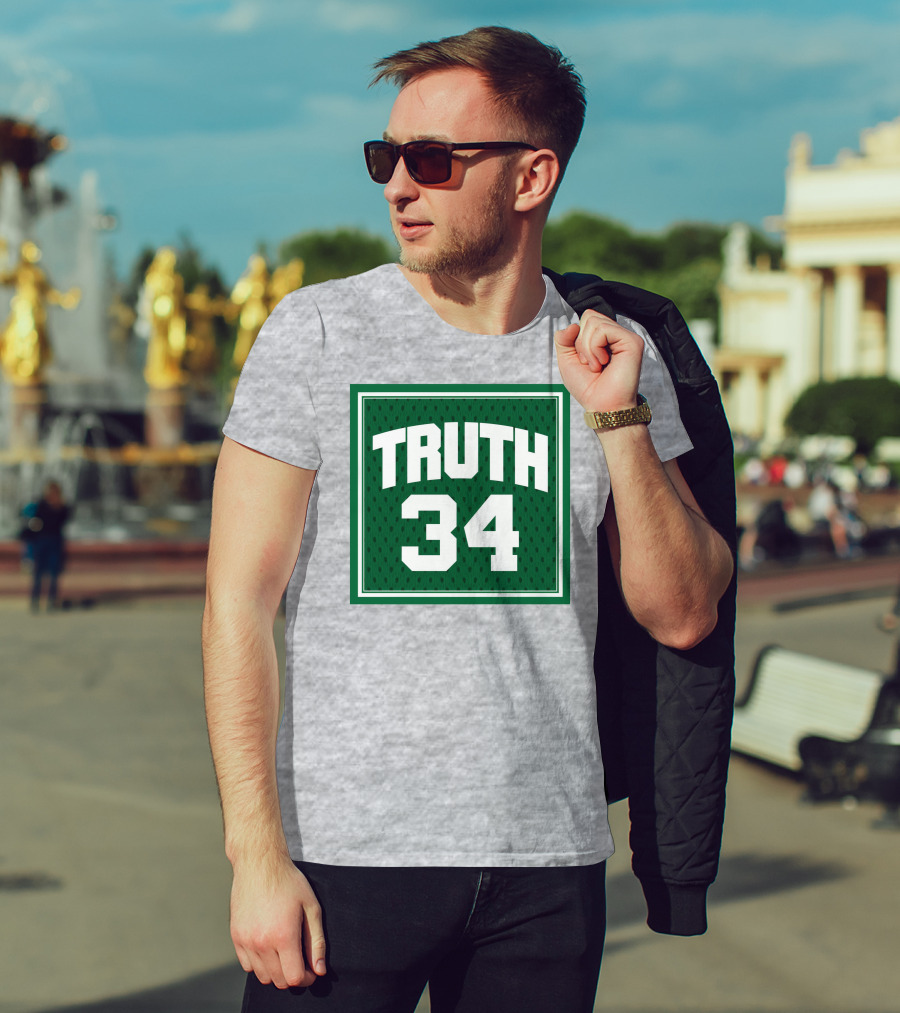 Boston Celtics Truth 34 Green Jersey T-Shirt