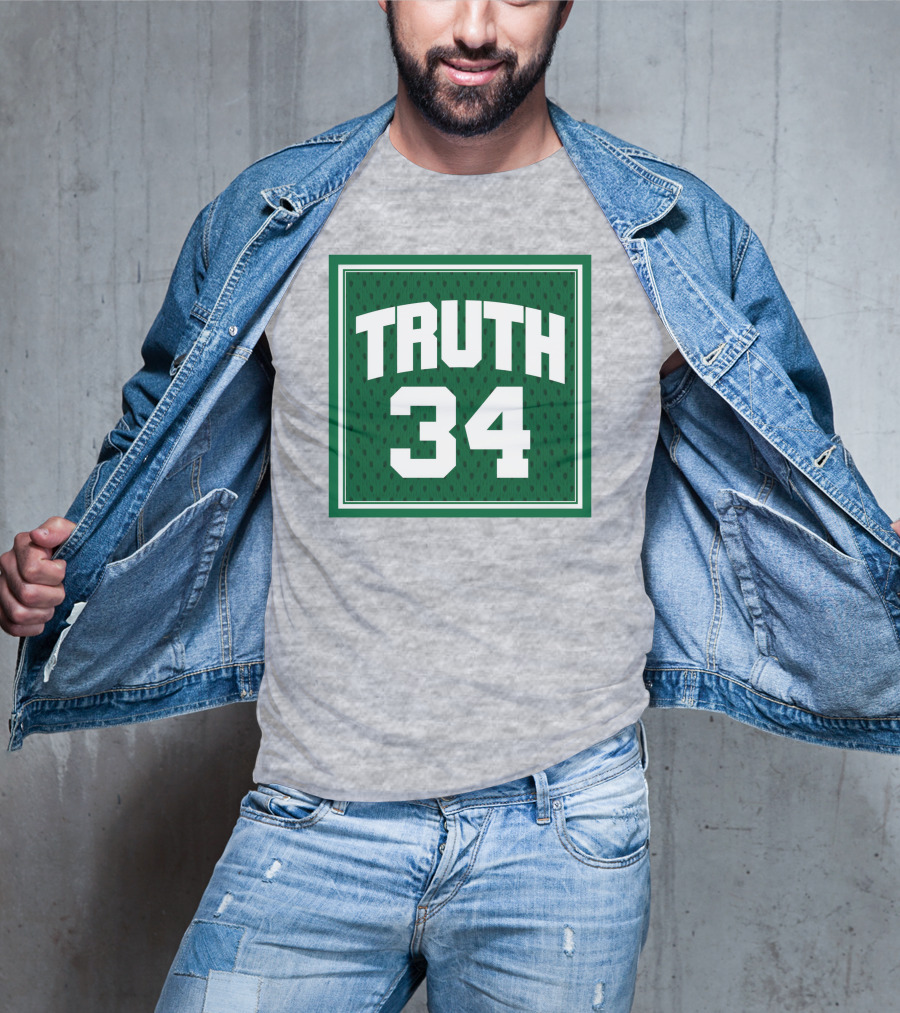Boston Celtics Truth 34 Green Jersey T-Shirt