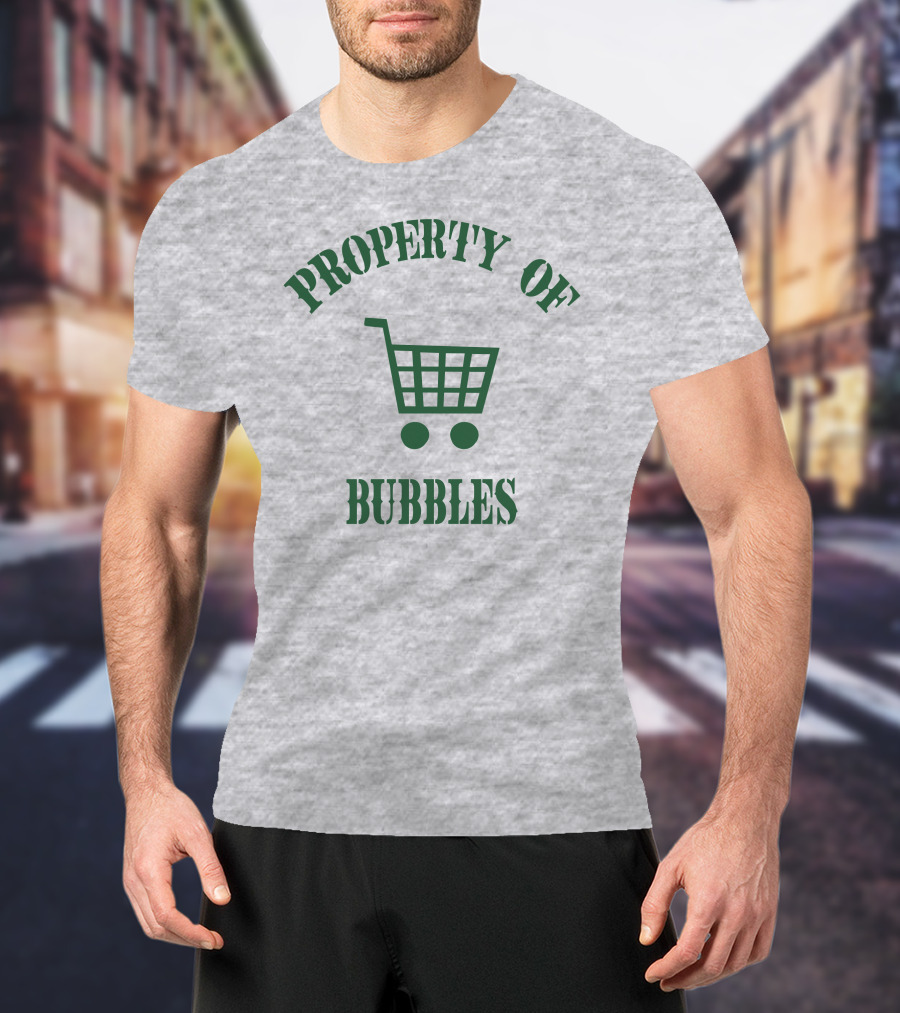Property Of Bubbles Ziggy Sobotka Shopping Cart T-Shirt