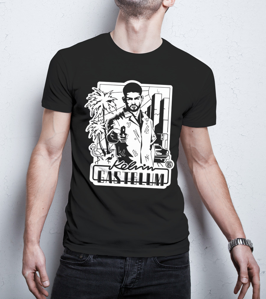 Kelvin Gastelum Urban Noir Street Scene T-Shirt