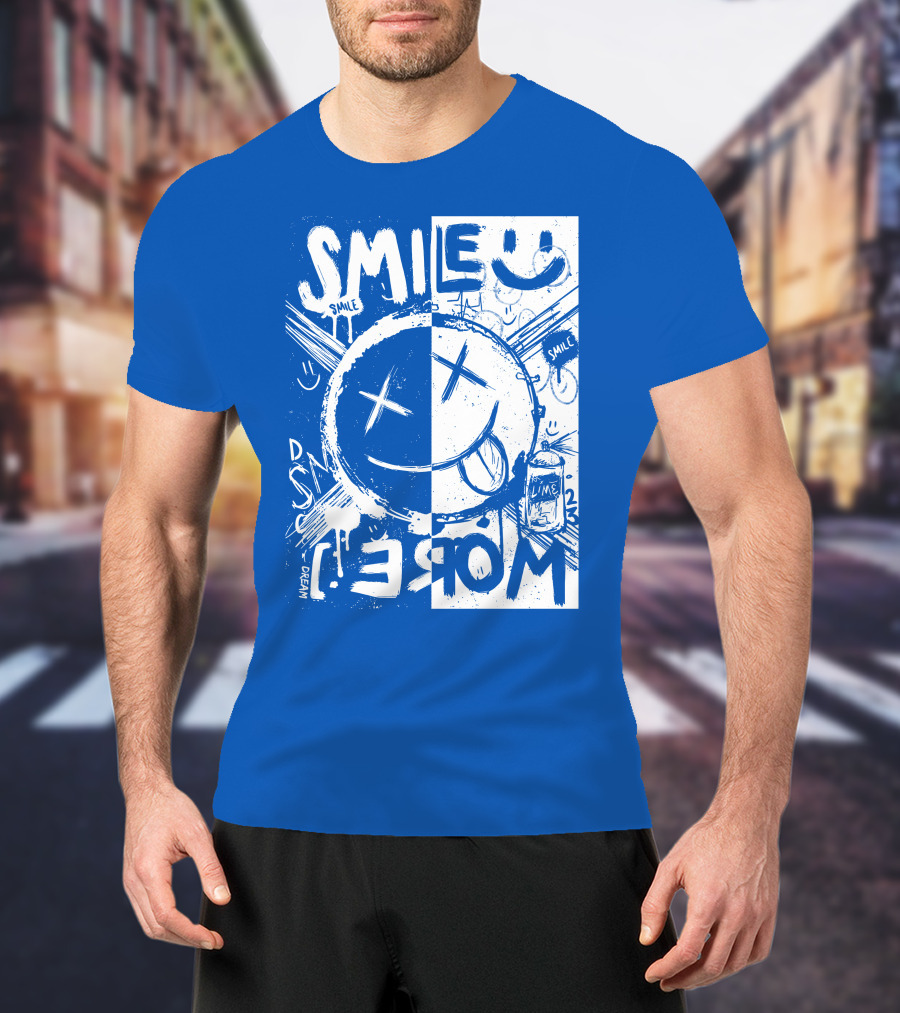 Dream Merch Smile More Smile Drink Lime T-Shirt